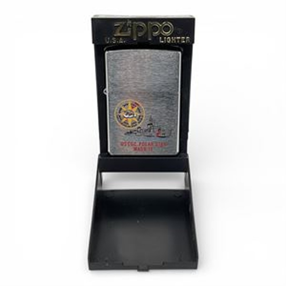 Zippo 2001 USCGC Polar Star WAGB-10 Lighter with Case Military Memorabilia